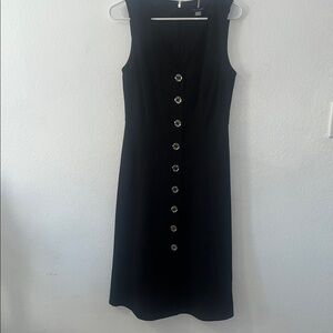 Elegant Black Sleeveless Dress